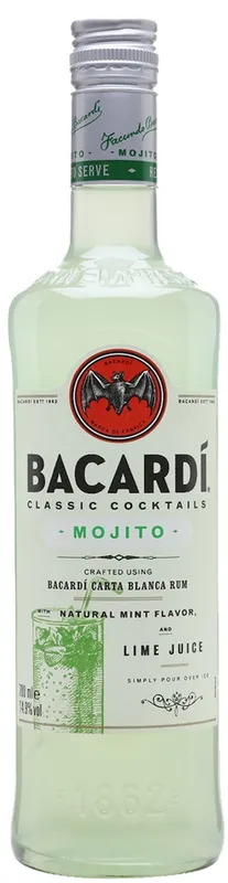 MOJITO BACARDI CLASSIC 750ML.