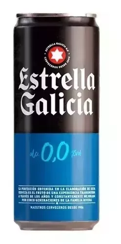 ESTRELLA GALICIA LATA 330 S/ALCOHOL