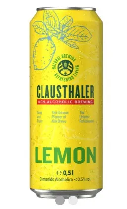 CLAUSTHALER LATA 500ML LEMON