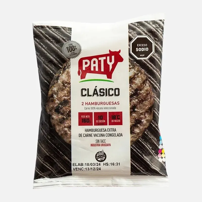 HAMB PATY X2UN 160 GRS.